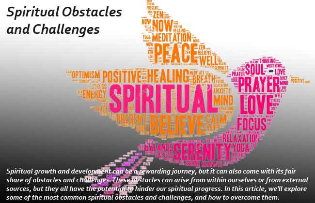 spiritual obstacles and challenges