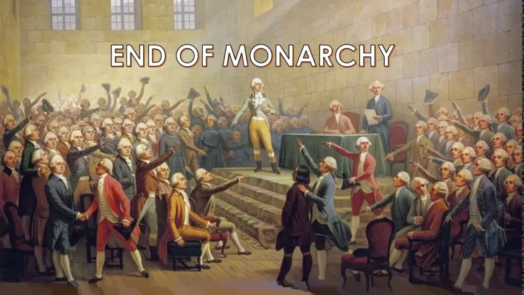 End of absolute monarchy