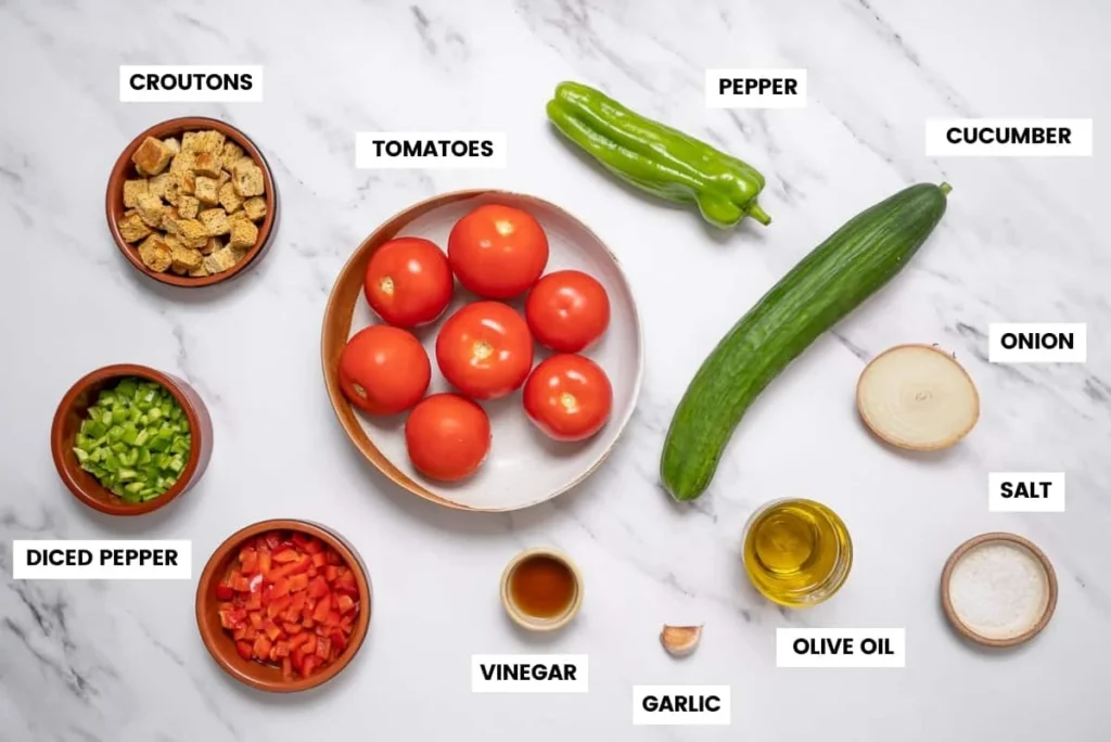 Gazpacho Recipe Ingredients