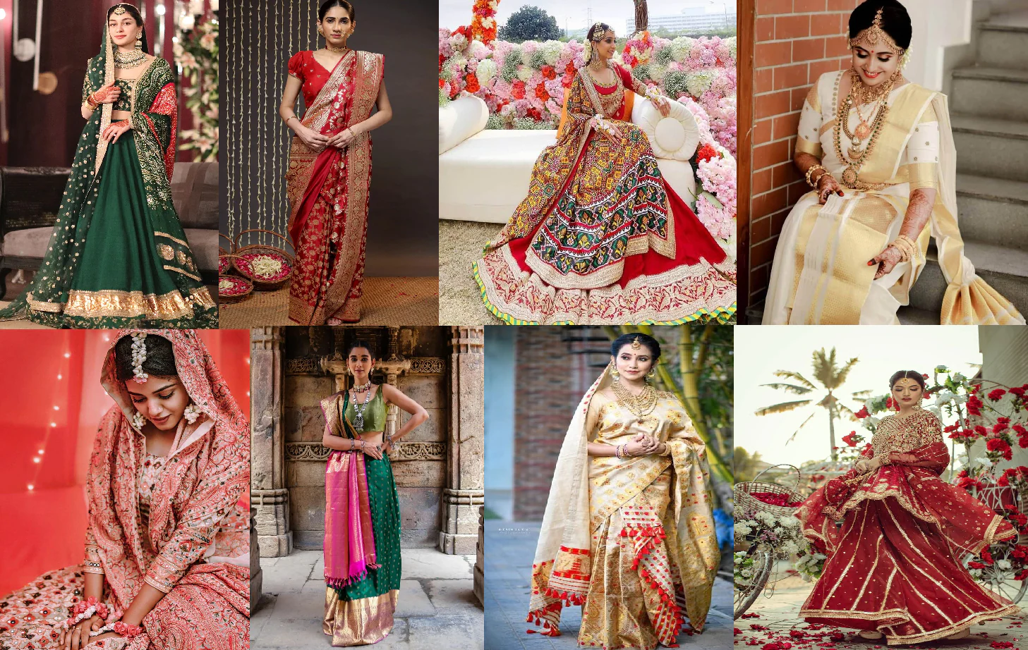 Different Traditional Marriage Dresses in India