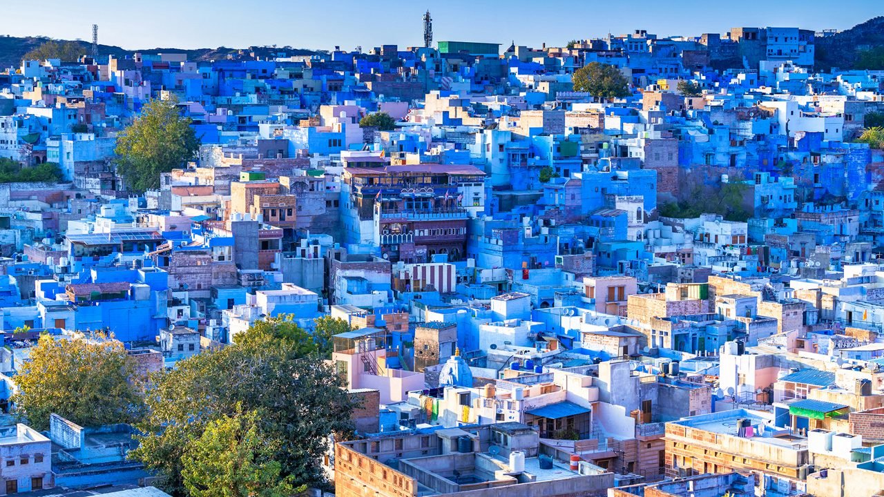 Blue City in India