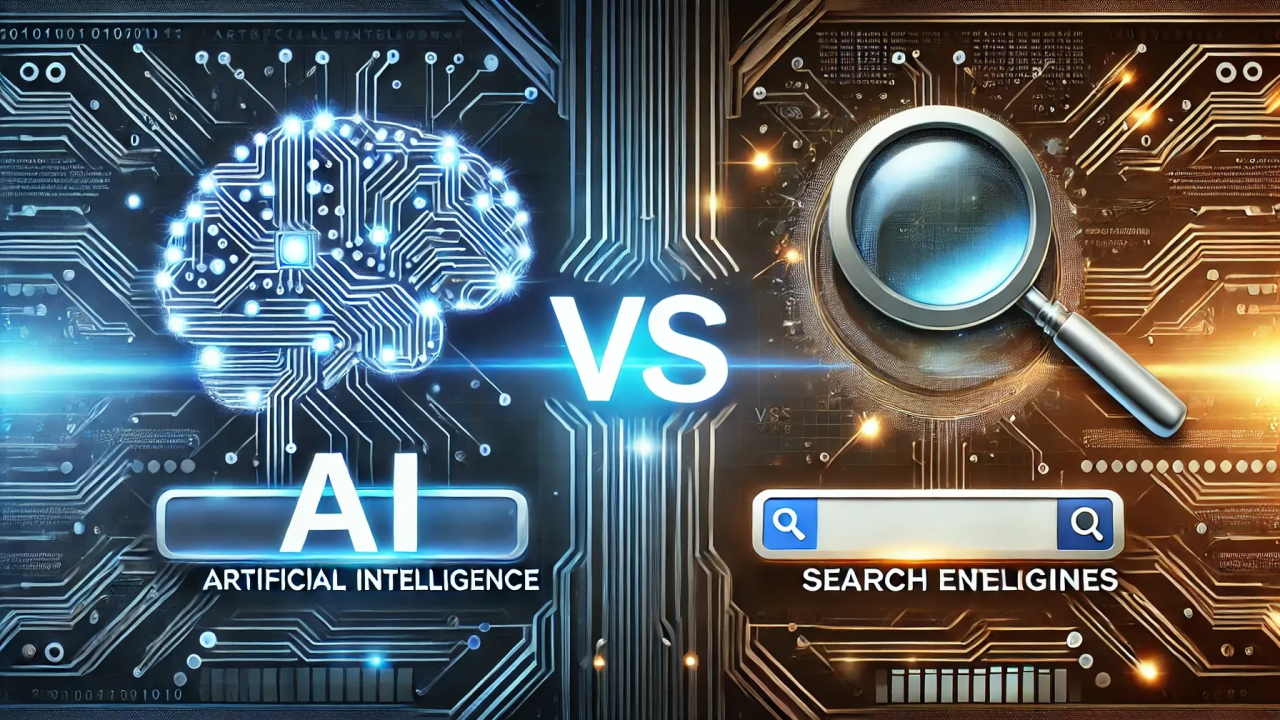 Difference Between Search Engine and AI