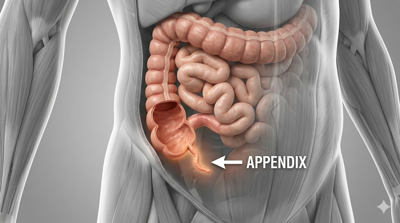 Where is Your Appendix