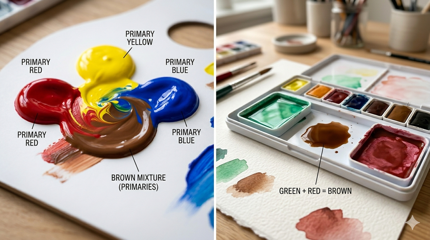 What Colors Make Brown