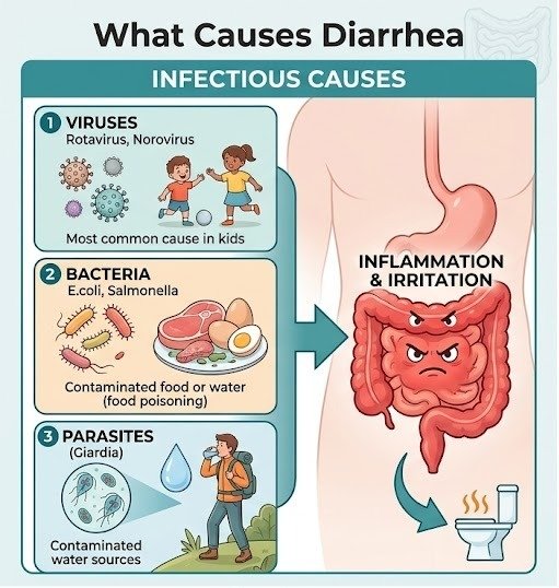 What Causes Diarrhea