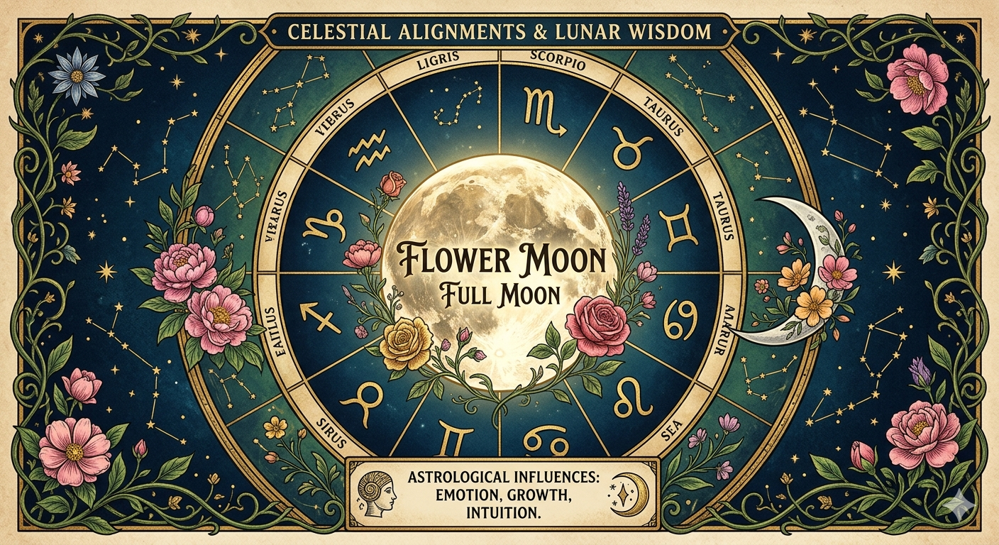 Flower Moon Full Moon Astrology
