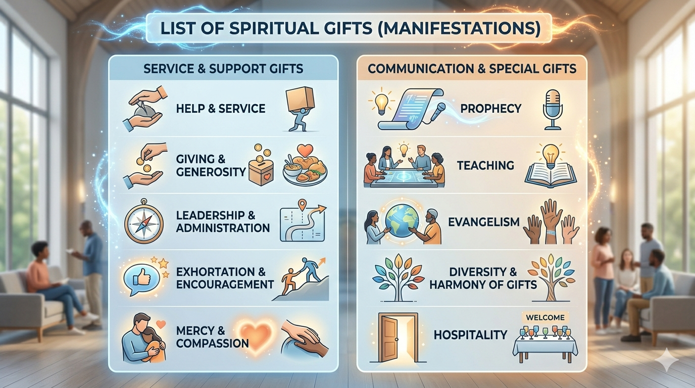 List of Spiritual Gifts