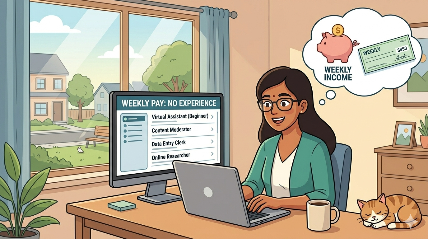 Remote Jobs that Pay Weekly
