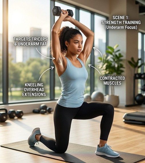 How to Get Rid of Bra Fat Under Arms