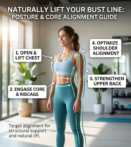 How to Naturally Lift Your Bust Line
