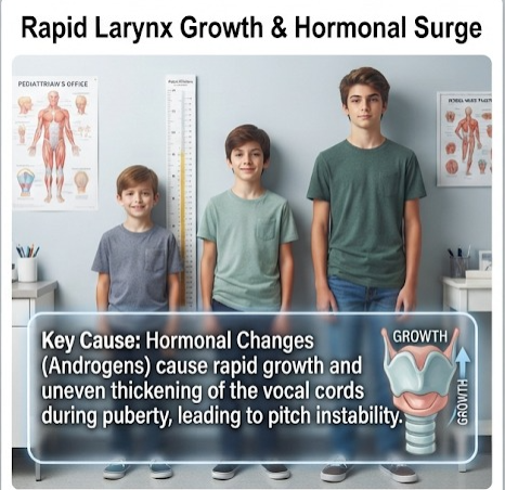 Voice Cracking in Boys Causes