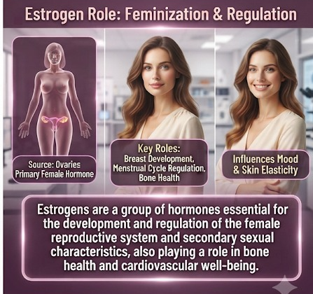 Testosterone and Estrogen Roles