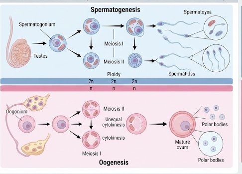 Cellular biology of human reproduction