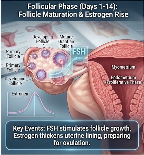 Follicular Phase vs Luteal Phase