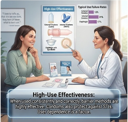 Barrier Methods of Birth Control Efficacy