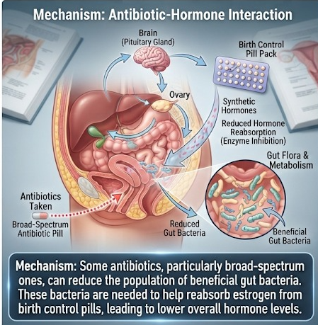 How Antibiotics Affect Birth Control Pills