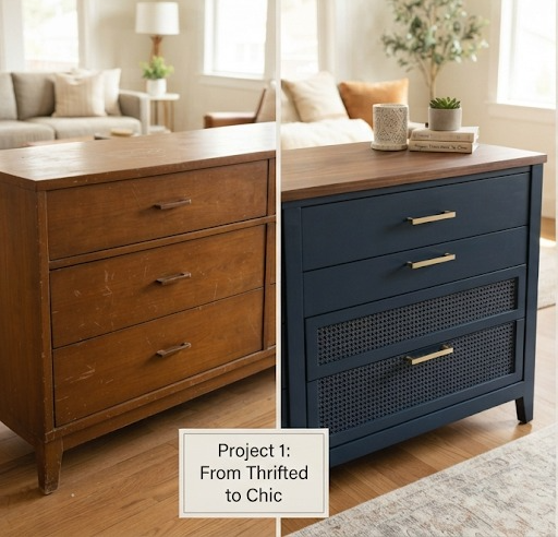 Upcycling Projects for a High-End Furniture Look