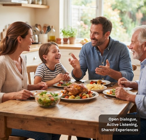 Psychological Benefits of Regular Family Dinner Times