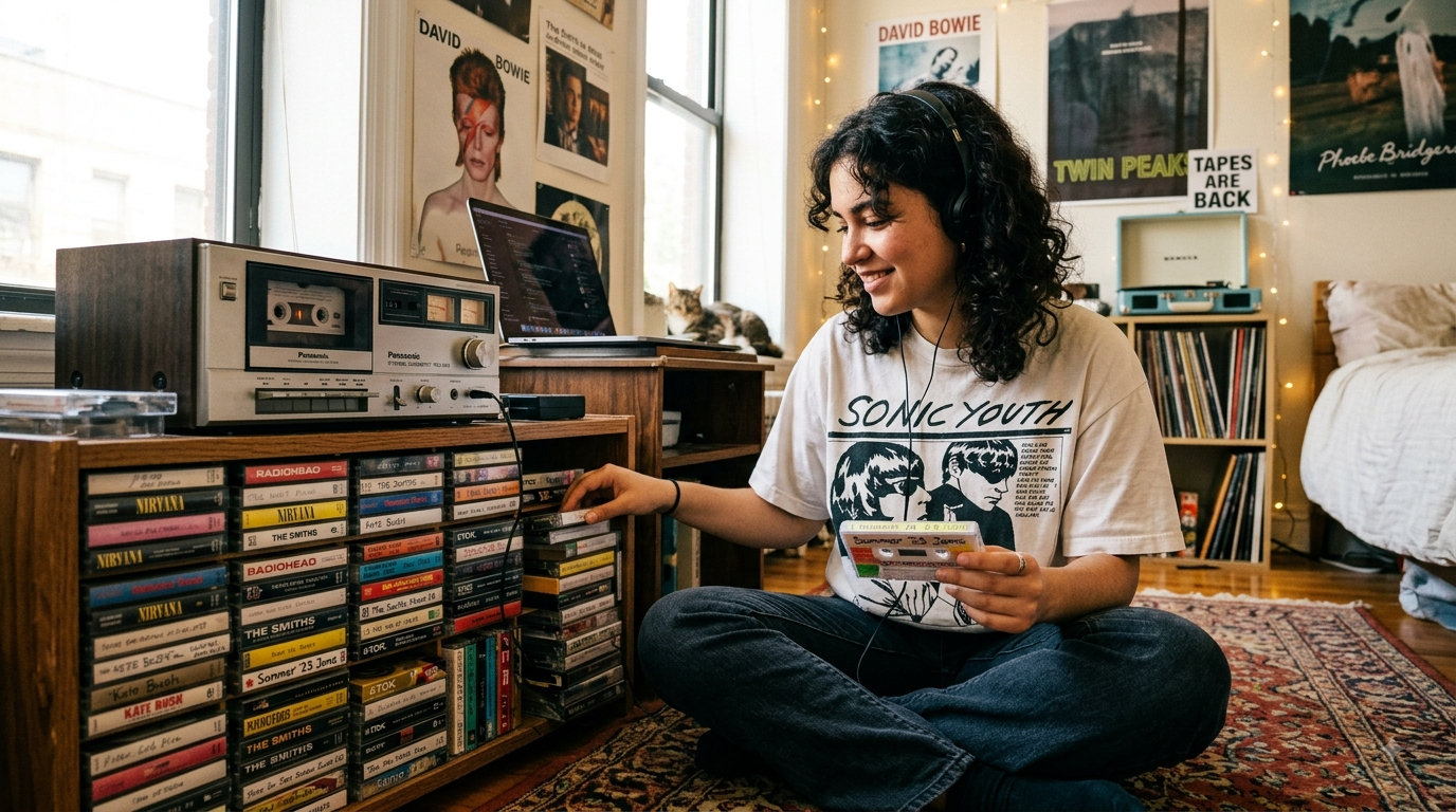Gen Z Collectors Reviving Retro Cassette Tapes