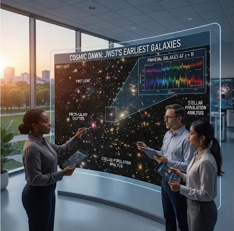 James Webb Telescope Early Galaxy Formation Discoveries