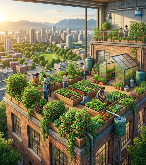 Urban Gardening and Vertical Farming