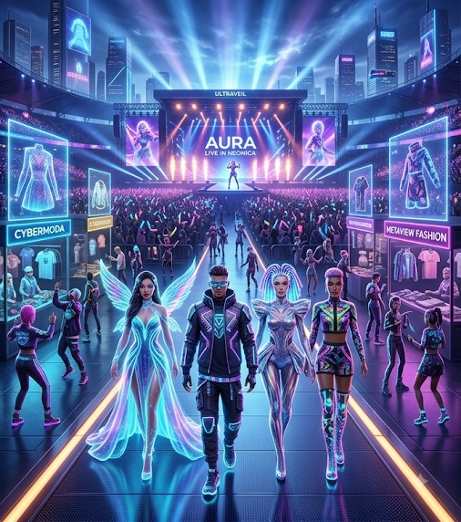 Intersection of Fashion Skins and Virtual Concerts